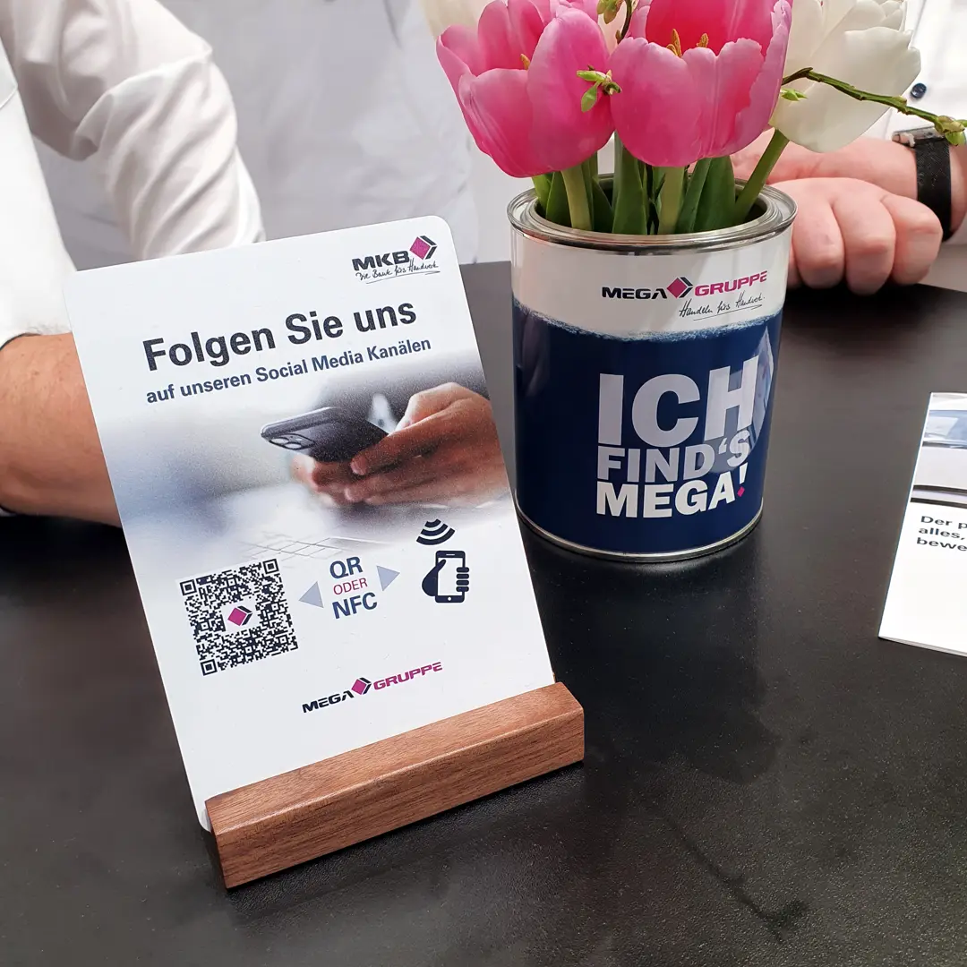 Tischaufsteller, MEGA-Messe 2025